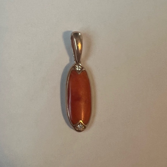 14k gold reversible pendant - Picture 2 of 7